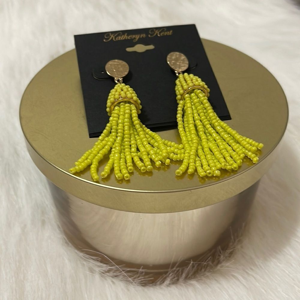 🎉3/$25🎉 Katheryn Kent | Gold and Yellow Bead Earrings